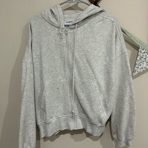 Old Navy Light Gray zip up Hoodie